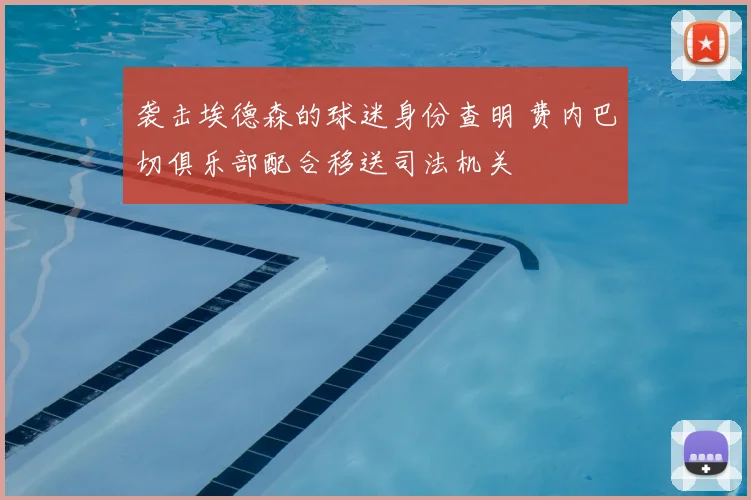 袭击埃德森的球迷身份查明 费内巴切俱乐部配合移送司法机关